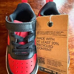 Nike Kids Red and Black Dunks